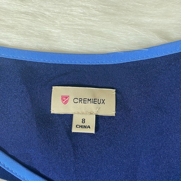 Cremieux Sz 8 Chevron Red White Blue Summer Dress - Picture 3 of 7